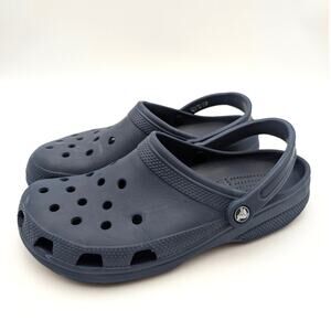Crocs Classic Clog Shoes Slip-On Unisex Adults Blue Size US W12/M10 EU43